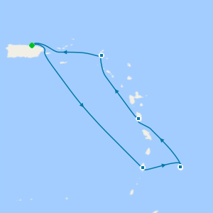 Southern Caribbean from San Juan