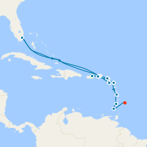 Eastern Caribbean from San Juan to Barbados with Stay