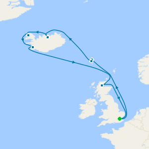 Iceland - Whales, Waterfalls & Geysers from London Tilbury