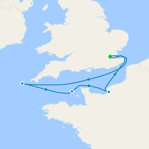 Normandy, Channel Islands & Scilly Isles Summer Escape from London Tilbury