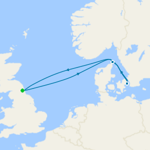 Coastal Gems of Sweden & Denmark cruise from Newcastle
