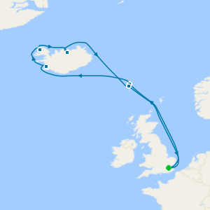 Land of Fire & Ice & the Faroes from London Tilbury