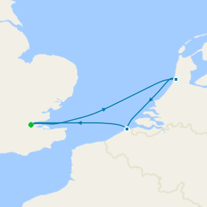 Weekend Escape to Holland & Belgium from London Tilbury