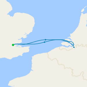 Festive Belgian Weekend Escape from London Tilbury