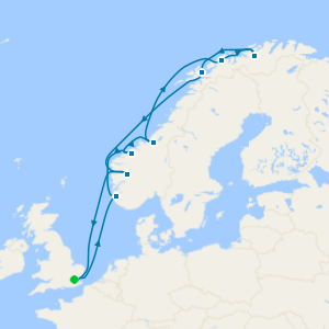 Arctic Norway & Northern Lights Explorer from London Tilbury