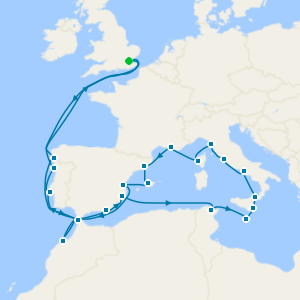 Ancient Cities of the Mediterranean from London Tilbury