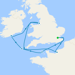 Normandy, Guernsey & Scilly Isles Spring Escape from London Tilbury