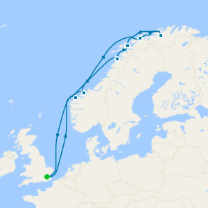 Arctic Norway & Northern Lights Explorer cruise from London Tilbury