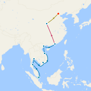 The Great Wall, Terracotta Warriors & Northbound Asian Allure fr. Singapore to Hong Kong