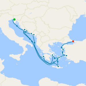 Ancient &Historic Shores from Trieste to Istanbul