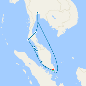 Sail & Savour: Singapore Stay, The Chef's Table Experience, Malaysia & Thailand with Bangkok