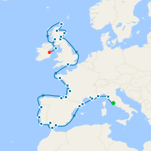 Grand Voyage from Rome to Dublin