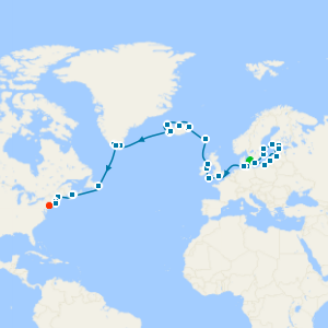 Grand Voyage cruise from Copenhagen to New York