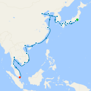 Grand Voyage from Tokyo to Singapore