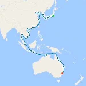 Grand Voyage from Tokyo to Sydney