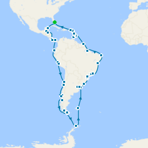Circle South America Grand Voyage