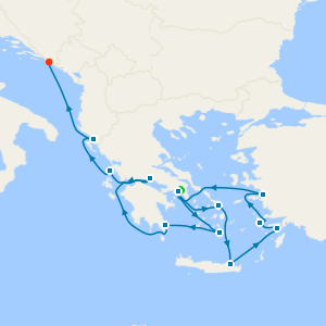 Adriatic & Grecian Gems from Athens - Fly Cruise