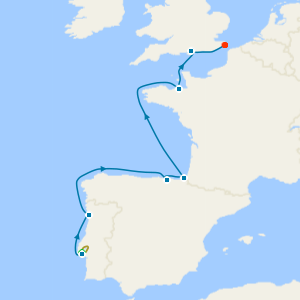 Tides & Treasures of the Atlantic Arc from Lisbon with 2night Stay 