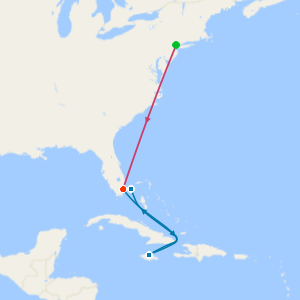 Jamaica & Bimini Beach Club with New York and Miami Beach Stays
