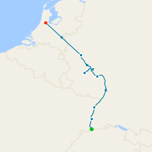 Rhine and Moselle river cruise from Basel to Amsterdam