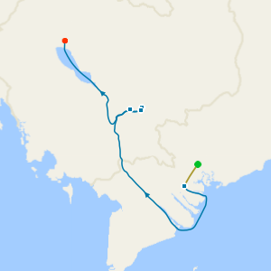 Vietnam and Cambodia Highlights river cruise from My Tho to Angkor Ban