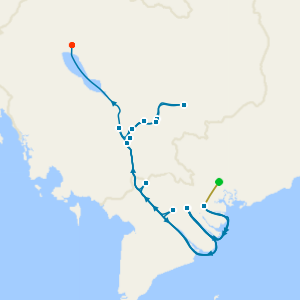 Vietnam and Cambodia Highlights river cruise from My Tho to Angkor Ban