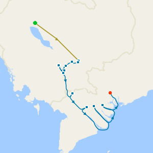 Vietnam and Cambodia Highlights river cruise from Kampong Cham to My Tho
