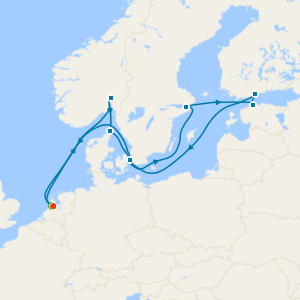 No Fly Cruise: Best of Scandinavia from Amsterdam with 1nt Stay
