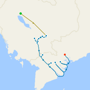 Vietnam and Cambodia Highlights river cruise from Kampong Cham to Tan Chau
