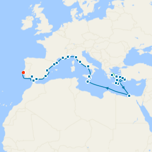 Grand Voyage from Athens to Lisbon with Stays