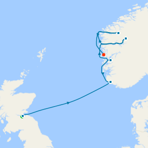 Norway to Bergen with Luxury Edinburgh Stay 