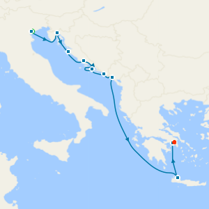 Croatia Intensive with Venice and Athens Stays