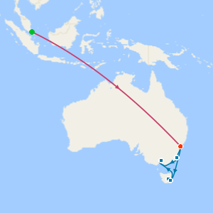Sydney, Melbourne & Tasmania from Sydney with Singapore stopover