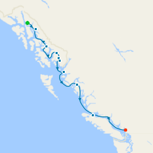 Alaska Fjords & Canadian Inside Passage from Juneau