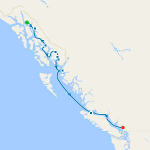Alaska Fjords & Canadian Inside Passage from Juneau