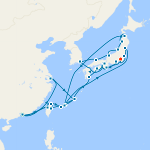 Shanghai Nights, Taiwan Lanterns & Japan In-Depth from Hong Kong