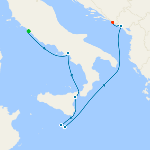 Exploring Italy, Malta & Montenegro from Rome