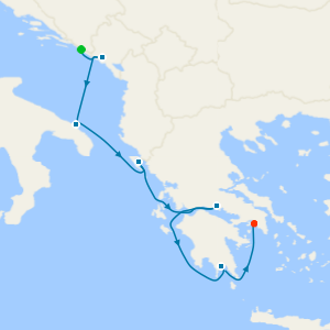 Hidden Gems of Montenegro, Italy & Greece from Dubrovnik