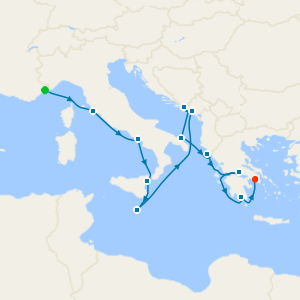 Exploring Pompeii, Sicily, Montenegro & Greece from Monte Carlo