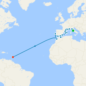 Yacht Harbors of France, Spain & Atlantic Crossing from Rome