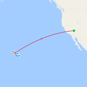 Las Vegas & Waikiki Beach Stays with Hawaiian Islands Cruise