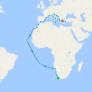 Grand Voyage from Cape Town to Athens