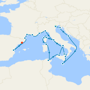 Mediterranean Mosaic: Croatia, Italy, France & Spain with 2night Venice Island Stay 