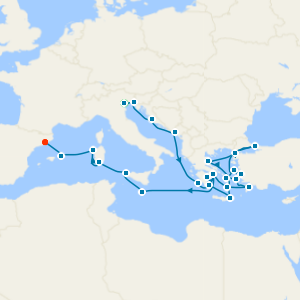 Mediterranean Medley: Greece, Ephesus & Spain with 2night Venice Island Stay 