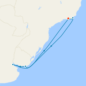 South America from Rio de Janeiro with Stay