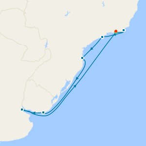 South America from Rio de Janeiro with Stay