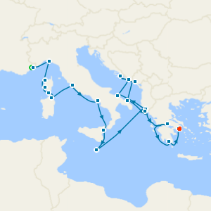 Solar Eclipse: France, Italy, Tunisia & Greece with Stays in Nice & Athens 
