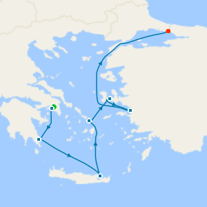 Crete, Mykonos & Ephesus from Athens - Fly Cruise