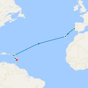 Atlantic Crossing from Lisbon - Fly Cruise