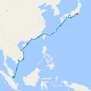 Singapore, Vietnam & Japan from Singapore to Yokohama